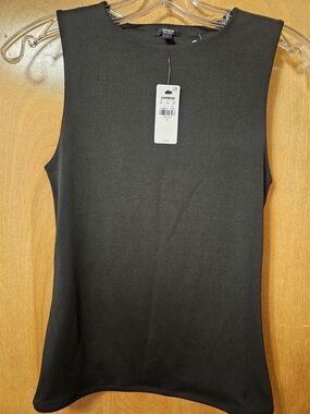 Express Black Crewneck Sleeveless Tank